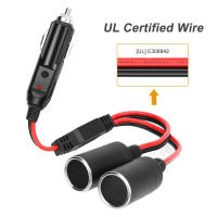 Adaptador De Encendedor De Coche Randpow 1 a 4 Con Tubo De Seguridad De Vidrio Y Fusible De 15A Enchufe De Carga De 2 Maneras Splitter De Plástico Y Metal De Alta Calidad - details 0