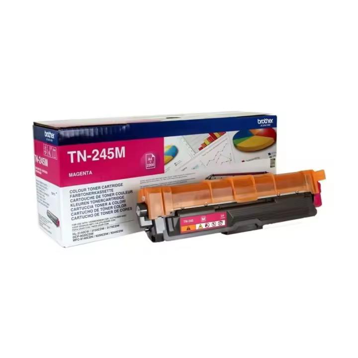 Brother TN-245M · Tóner Original · Magenta · Alta Capacidad - 1