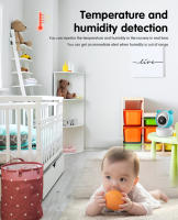 Monitor De Bebé Inteligente Tuya WiFi Con Detección De Llorido Audio Y Video Cámara PTZ Infrarrojo Pantalla De 5 Pulgadas 1080P Visión Remota Por App Móvil - details 8