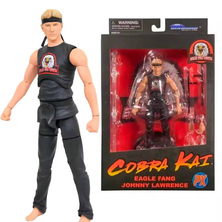 Diamond Figura Johny Lawrence Cobra Kai Eagle Fang Previews Exclusive   figure   18 cm - 1