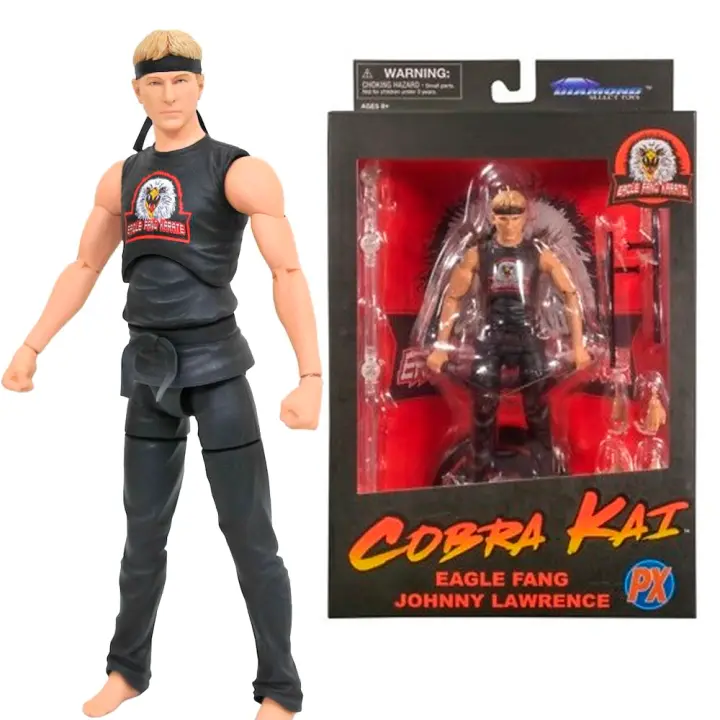 Diamond Figura Johny Lawrence Cobra Kai Eagle Fang Previews Exclusive   figure   18 cm - 1