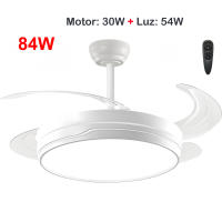Ventilador de Techo LED con Mando y Temporizador, Motor Silencioso DC, Luz Regulable CCT, Estilo Blanco/Madera, 132 cm, IP20, Ideal para Salón o Dormitorio Ostark-LEDUNI - details 8