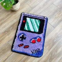 Alfombra Antideslizante De Juego En Color Morado Alfombra De Piso Aestética Con Diseño De Memoria Infantil Flocking Carpet Para El Hogar - details 4