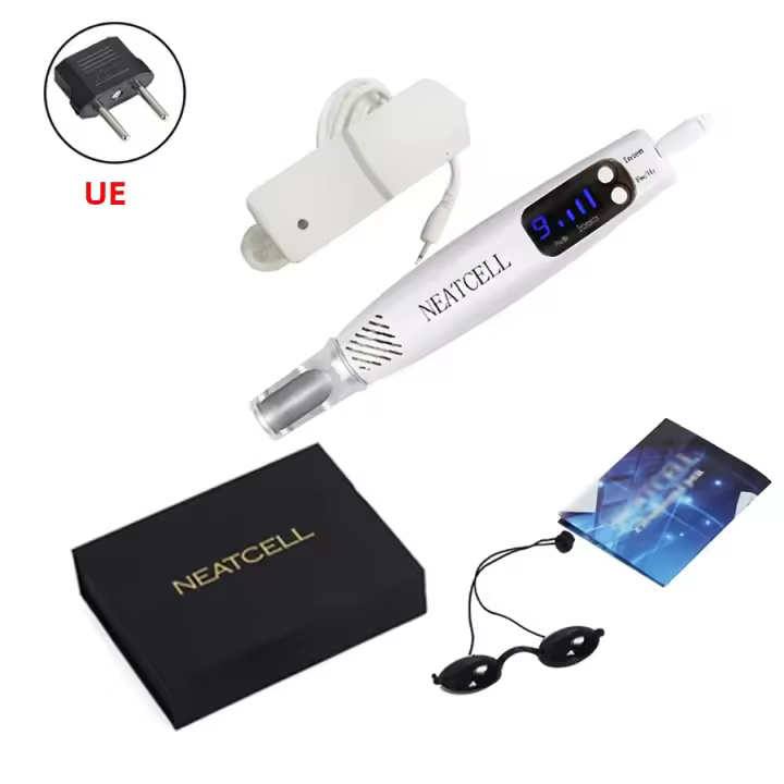 Láser Picosegundo Pluma Roja Azul Terapia De Luz Para Eliminar Tatuajes Marcas De Acné Vello Exceso Arrugas Manchas En Piel Oscuro Dispositivo De Belleza Portátil - 1