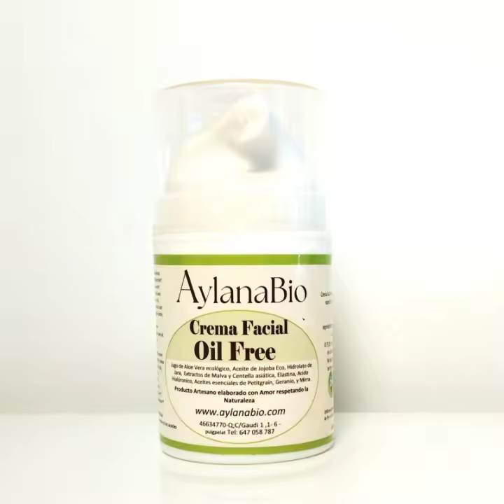 Crema Facial Free Oil de Jojoba  BIO | ARTESANA/  CERTIFICACION BIOVIDASANA/ BIO Orgánica/ Profunda y Regeneración Natural sin Engrasar Natural | Marca de Confianza - 1