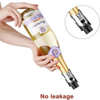 Tapa De Vino De Acero Inoxidable Para Champagne Recipiente Aislador De Bebida Tapa De Botella De Champagne Reutilizable Eco-amigable - details 9