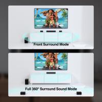 Barra de Sonido ULTIMEA Poseidon D60 con Subwoofer, Dolby Atmos 5.1, Máximo 410W, Sistema de Sonido Envolvente 3D, Barra de Sonido para TV con Subwoofer, BASSMAX, 2 Altavoces Traseros, Soundbar Bluetooth 5.3 con Graves Ajustables - details 9