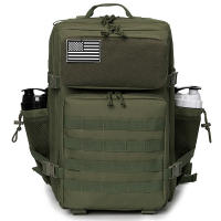 Mochila Táctica De 45L Para Hombres Y Mujeres Bolsa De Asalto De Sobrevivencia Para Escuela Senderismo Exterior Con Portahorchas Material Principal Polyester - details 1