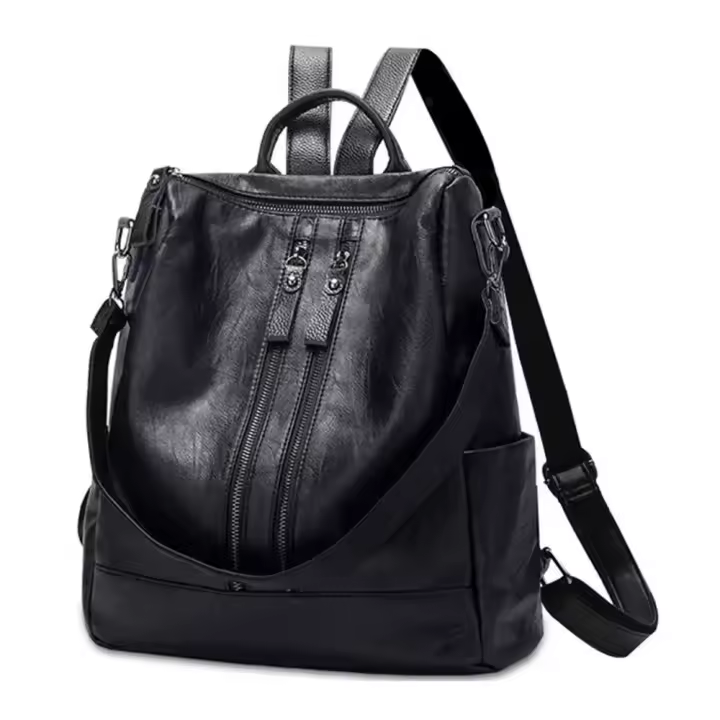 Bolso Escolar de gran capacidad, bolsos de hombre de viaje, color Negro - 1