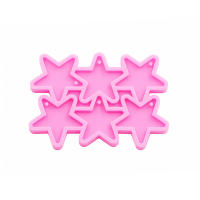 Molde De Silicona GJ-210 Pentagram Brillante Para Resina Epoxy DIY Para Llaveros Pendantes Y Joyería Accesorios De Drip - details 2