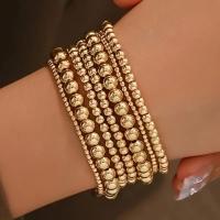 Set De 7 Pulseras De Color Oro Hechas a Mano Vintage Para Mujeres Y Niñas Moda Bohemia Para Fiestas Joyería Tendencia - details 0