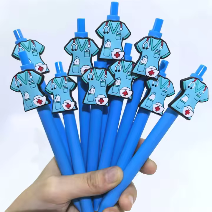 Lote De 10 Bolígrafos De Sastre Serie Doctor Creativo Regalo De Billetera Neutral Color Sólido Para Enfermería Y Medicina - 1