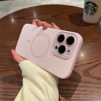 Funda De Silicona Líquida Magnética Para iPhone 13 12 14 15 pro Max Con Carga Inalámbrica Magsafe Y Protección De Cámara Lujo - details 8