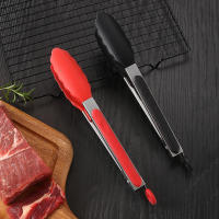 Pinza Para Carne De Acero Inoxidable 7/9/12 Pulgadas Con Mango De Silicona Antideslizante Para Barbacoa Y Cocina Accesorios De Fiesta - details 4