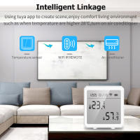 Higrómetro Termómetro WiFi Inalámbrico Sensor De Humedad Con Alarma Por App Para Interior Y Exterior Compatible Con Alexa Y Google Assistant - details 4