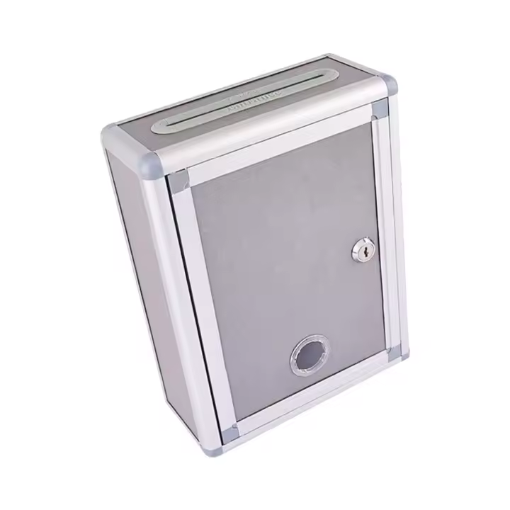 Caja De Sugerencias Con Cerradura Organizador De Donaciones Para Hotel Negocios Porta Llaves Ligero 21x9.5x28cm Metal Pared Montado - 1