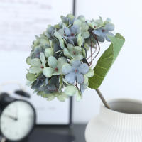 Hiedra Artificial De Otoño Estilo Retro Para Decoración De Mesa De Comedor Hogar Boda Hotel Flor De Imitación De Seda Hydrangea - details 4