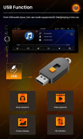 MEKEDE Radio De Coche Universal 6.86 Pulgadas 2+64G 1Din Carplay Android Auto Multimedia Video Player MP5 SWC BT USB FM Autoradio - details 10