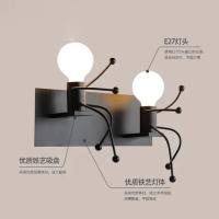 Lámpara De Pared Creativa Y Moderna Con Muñecos Nórdica De Metal Para Iluminación De Dormitorio Y Sala De Niños Y Bebés - details 23