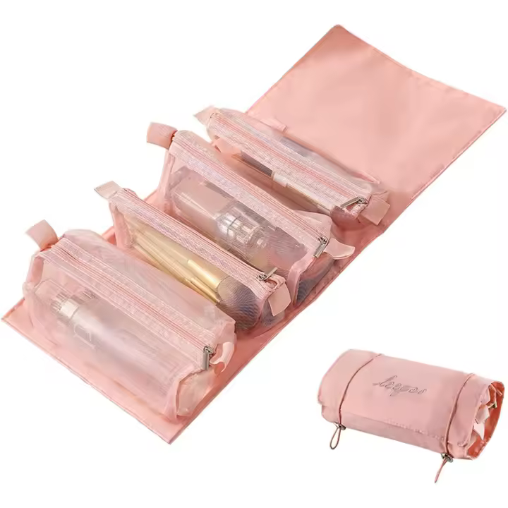 Bolsa de maquillaje, Bolsa de artículos de tocador, Bolsa de Lavado desmontable,bolsas de artículos de tocador colgantes - 1