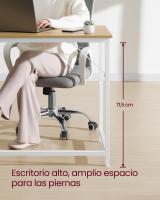 Escritorio Industrial Compacto - 60x120x76 cm, Mesa de Oficina y Estación de Trabajo, Ideal para Teletrabajo, Estudio y Dormitorio, Estructura de Metal - details 24