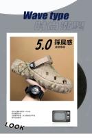 Clogs De Verano Para Hombres Talla Grande Plataforma Antideslizante Sandalias De Playa Casual Para Hombres Y Mujeres Zapatos De Jardín - details 3