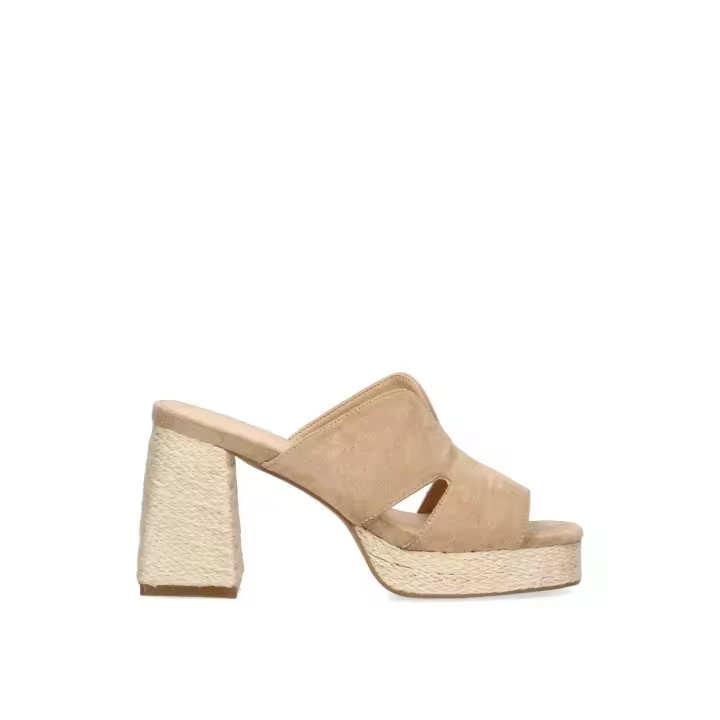 SANDALIA ZUECO ETIKA 30009 ARGAGA, MUJER TAUPE - 1