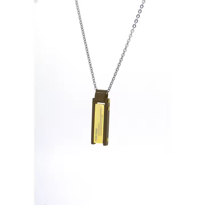 Colgante Time Force Hombre TS5091CS - Acero Resistente - Talla 56cm - 1