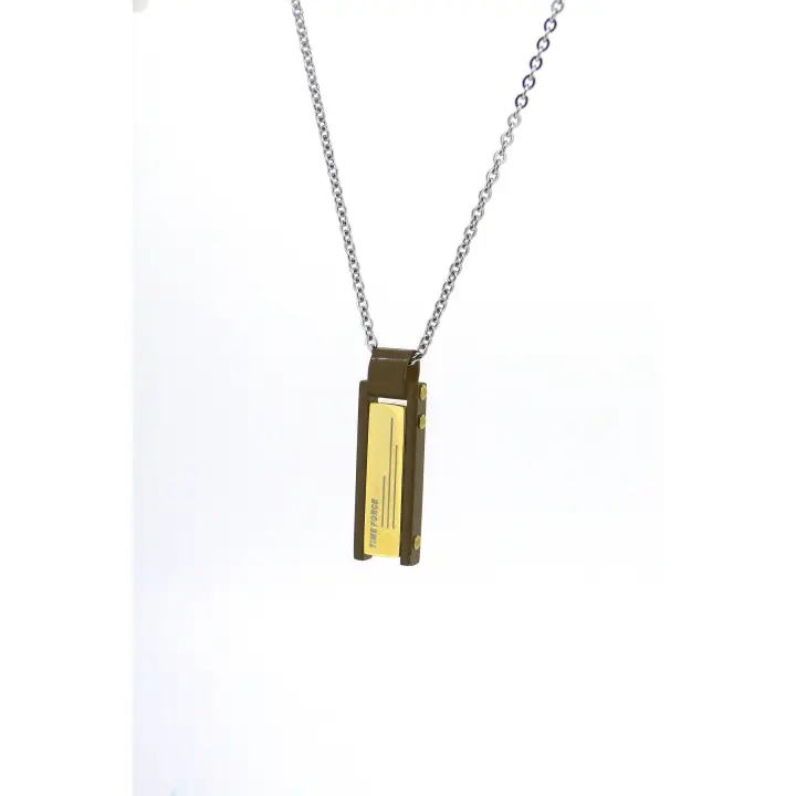 Colgante Time Force Hombre TS5091CS - Acero Resistente - Talla 56cm - 1