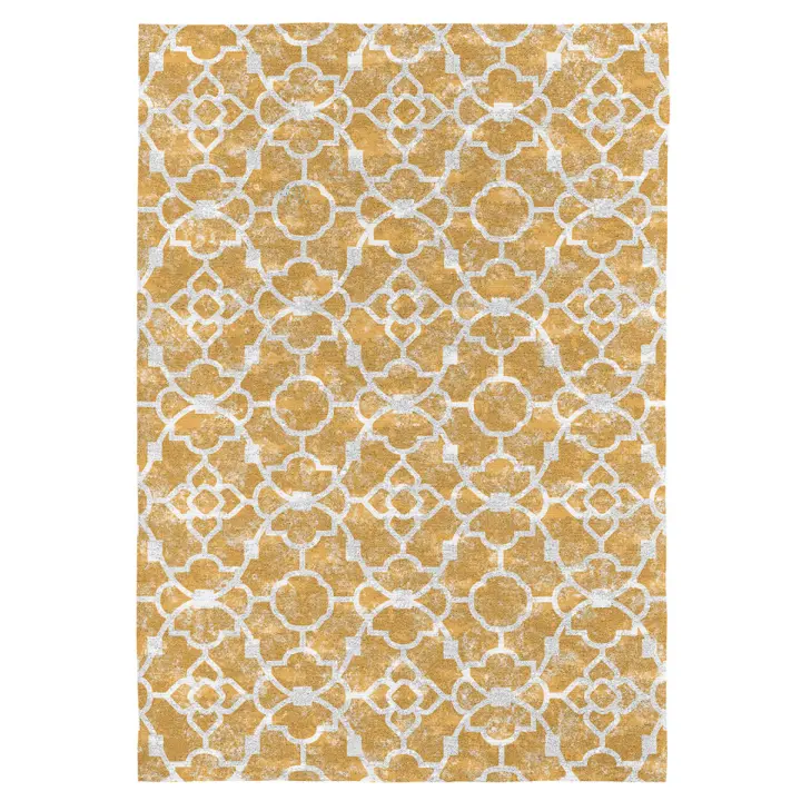 RUGS&RUGS - Alfombra decorativa NICOSIA amarillo. Varios tamaños disponibles. - 1