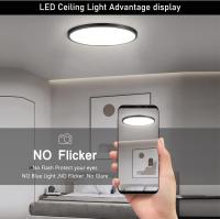 Lámpara De Techo LED Redonda Moderna Para Sala De Estar Dormitorio Cocina Baño Iluminación Diaria Montaje En Superficie - details 0