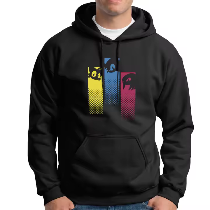 Sudadera con capucha Sonic the Hedgehog. Erizo. Robotnik. Miles. Tails. Sombra. Varios colores. Todas las tallas. - 1