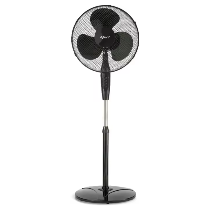 VENTILADOR DE PIE AVANT BLACK EDITION 16" 45W 40CM - BASE RED - 1