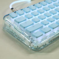 104 Teclas Pudding Tema OEM Perfil ABS PBT Doble Choque Teclas Para Teclado Mecánico De Switch MX RGB Retroiluminado Teclas - details 14