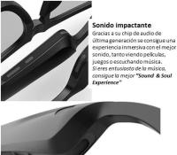 Gafas de sol XSQUO Smart Soul-Pack 3x2, diseño único, sonido impactante, auriculares no intrusivos, Bluetooth 5.0, conexión estable, comunicación clara, batería duradera, compatible con asistente de voz, carga magnética, certificación IPX4 - details 4