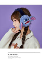 Kawaii Stitch Ajustables Gorros Plegables De Invierno Calienta Orejas Juguete Accesorios De Moda Para Niños Y Niñas Regalo De Navidad - details 8