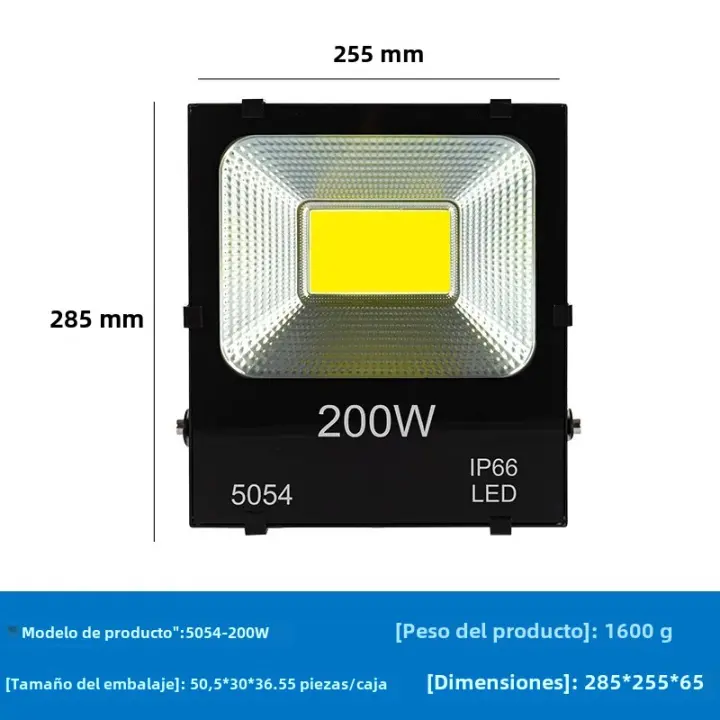 Fresnel De Inundación MOSLIGHTING LED Alta Potencia 50W 200W Luz Exterior Impermeable Iluminación De Pista De Baloncesto 220V Para Jardín - 1