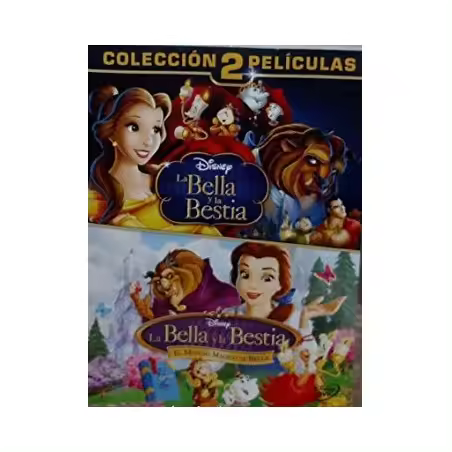Pack 2 peliculas: La Bella y la Bestia + El mundo mágico de Bella DVD - 1