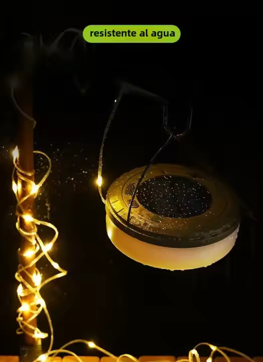 Luces Solares Para Acampar Al Aire Libre Cadena De Luz De 10 Metros Luz De Tienda De Campaña Luz De Atmósfera R IP65 Self-contained - 1