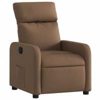 vidaXL Sillón reclinable de tela Gris claro, Gris oscuro, Negro Sillon Dormitorio Sillon Comodos Silla Relax Sillón Sofá - details 7