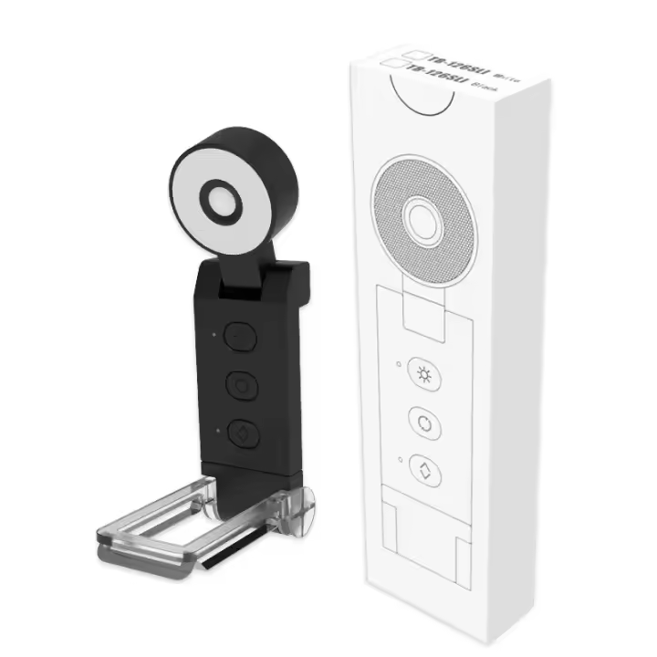 Lámpara De Lectura LED Portátil Con Clip Para Libros Luz Nocturna Recargable De 360° Rotación Protección Ocular Para El Dormitorio - 1