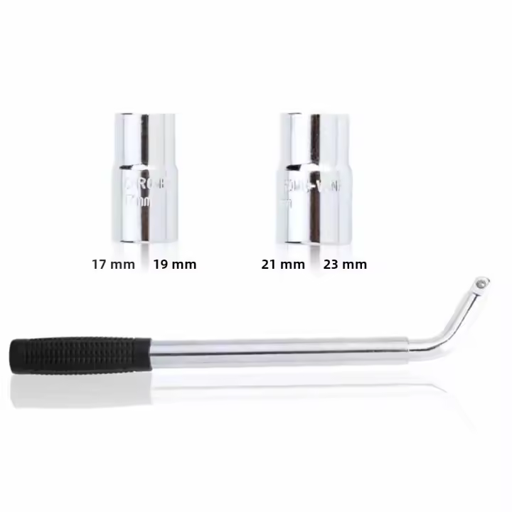 Llave De Desmontaje Extendible Profesional Con Soporte Para Neumáticos Y Tornillos De Ruedas 17mm 19mm 21mm 23mm Herramientas Para Reparaciones De Coches - 1