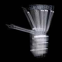 10Packs Molde Para Velas De Cera Claro De Concha Moldes Para Velas Sin Fuente De Fuego Cajas De Velas PVC Originales De China - details 17