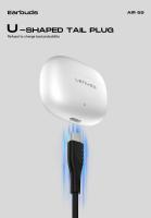 Lenyes AIR 69 Auriculares Inalámbricos TWS Bluetooth 5.4 con Micrófono HD, Cancelación de Ruido, Estuche de Carga 300mAh, Sonido Estéreo, Llamadas Nítidas y Diseño Ergonómico – Blanco/Negro - details 7