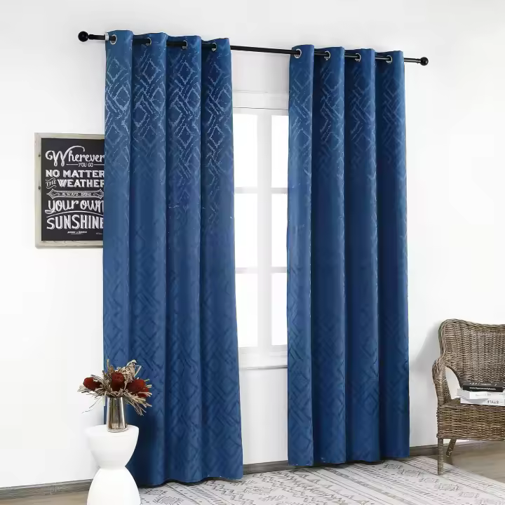 Shoppe house - Cortina Opaca para Salón Dormitorio, Cortina con Ojales Pesada 140x260cm para Salón Dormitorio Sala de Estar - 1