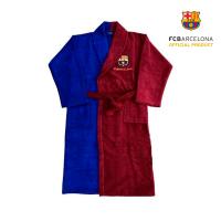 Barça - Albornoz FC Barcelona Adulto o Infantil  Bicolor Escudo Bordado Alta Calidad Producto Oficial Algodón De 2 a 16 años Culé - details 0