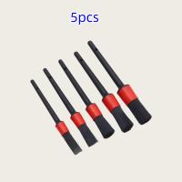 5pcs Cepillo Para Coche Cepillo De Limpieza Interior Para Lavado De Coche Herramientas De Belleza Para Automóvil Cepillo De Eliminación De Polvo Para Eje De Rueda - details 5