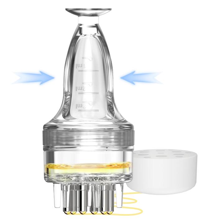 Aplicador de minoxidil, aplicación rápida y eficaz sin ensuciar, sérum capilar, pequeño aplicador de minoxidil