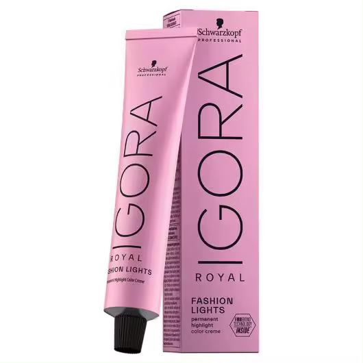 Tinte Igora Royal Fashion Lights L-77 Mechas Cobrizo Intenso Schwarzkopf Professional - 1