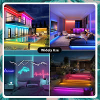 Tira De Luces LED Inteligente Tuya Smart 12V Neón WiFi Bluetooth RGB Decoración De Habitación Alexa Google Home Fita De Led - details 6